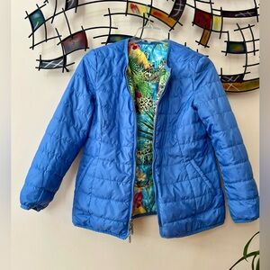 Puff Quilted Jacket By Madeleine. Reversible Size 12